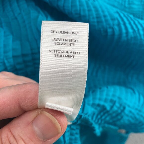 Chicos Top Womens 3 US Extra Large Blue Travelers Open Kimono Long Sleeve Layer - Picture 7 of 10